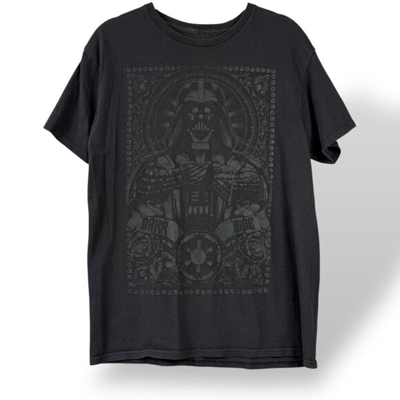 Fifth Sun Star Wars Darth Vader T-Shirt Mens Sz M Black Graphic Print Dark Side - Picture 1 of 7